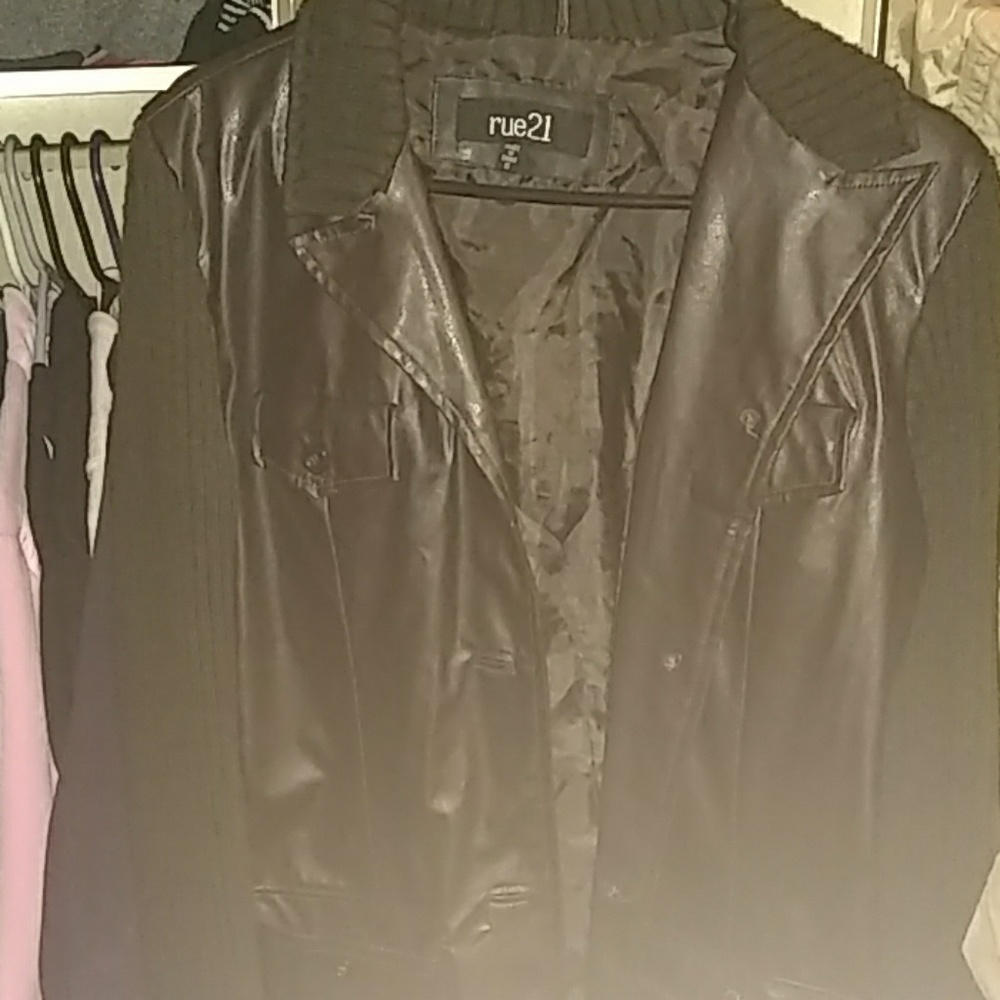 A rue21 small women's pea coat brown